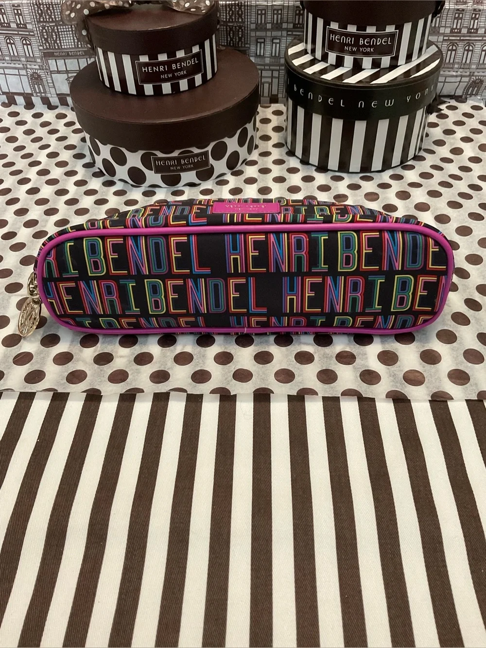 Henri Bendel x Steven Wilson Limited Edition Cosmetics Bag with Coated Interior